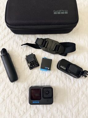 GoPro Hero 10 Adventure Camera Kit in Black and Blue Accents